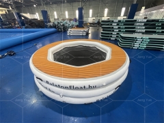 High Quality Inflatable Water Platform For Hangout Portable Resting Hammock With Net