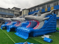 Commercial PVC Inflatable Water Slide Commercial Swimming Pool Giant Inflatable Water Slide Adult Shark Slide