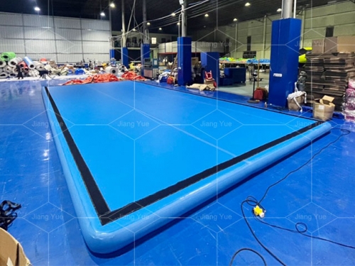 Airtrack Floor Inflatable Gym Air Tumble Track Tumbling Mat Blue Airtrack For Gymnastics