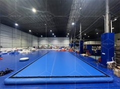 Airtrack Floor Inflatable Gym Air Tumble Track Tumbling Mat Blue Airtrack For Gymnastics