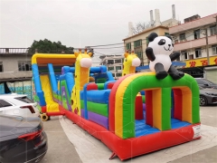 Commercial Outdoor Inflatable Obstacle Course Challenges Adult Inflatable Obstacle Courses Bounce House Party Games