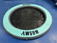 Inflatable Floating Dock Platform Pool Dock Floats Inflatable Island Swim Platform Water Hammock Floating Mats With Mesh