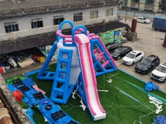 High Quality Custom Inflatable Floating Water Slide Sea Lake Inflatable Water Games for Kids and Adults