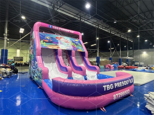 China Factory Giant Mermaid Inflatable Water Slide for Adult Water Slide for Sale Large Inflatable Water Slide Cheap Price