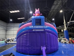 Peppa Pig Double Lane Water Slide Inflatable Fun Jump