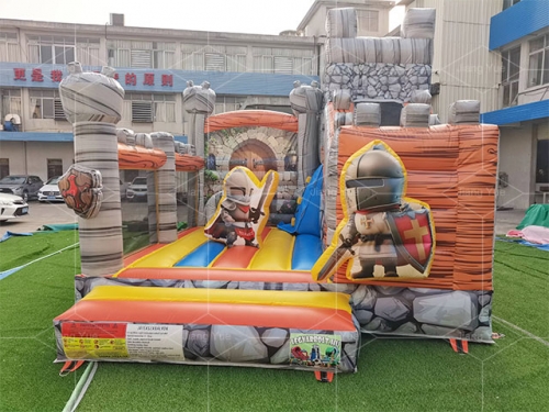 Masked Superman Bounce House Combo