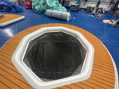 High Quality Inflatable Water Platform For Hangout Portable Resting Hammock With Net
