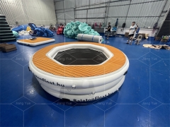 High Quality Inflatable Water Platform For Hangout Portable Resting Hammock With Net