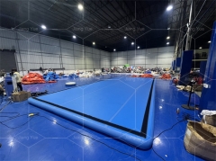 Airtrack Floor Inflatable Gym Air Tumble Track Tumbling Mat Blue Airtrack For Gymnastics