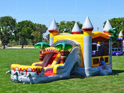 dinosaur bounce house with slide Jyue-IC-080