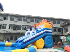 Cheer Amusement inflatable water slip n slide Castle octopus Themed Inflatable Water Park