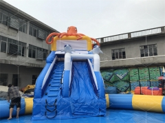 Cheer Amusement inflatable water slip n slide Castle octopus Themed Inflatable Water Park