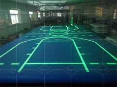Airtrack factory inflatable air track floor custom sport court for indoor soccer,volleyball, dodgeball Jyue-SC-007