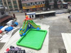 octopus Inflatable Water Park on Land with Factory Price for Outdoor Kids N Adults Water Activities Above Ground