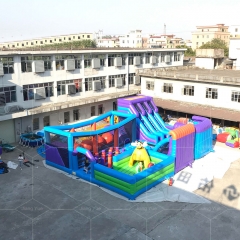 Factory Price Durable Funny Children Adults Large Indoor Inflatable Playground Theme Park Center