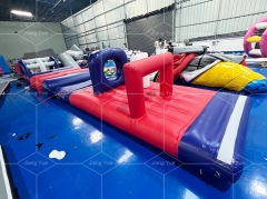 Outdoor Inflatables Water Pool Park Inflatable Run Course Floating Island Game