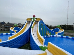 High Quality Frog Inflatable Attraction Water Park for Children and Adult