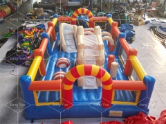 Fun World Outdoor Inflatable Play Park for Kids PVC Tarpaulin Funcity Bouncy House