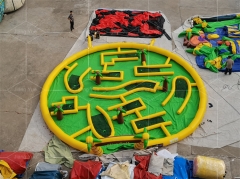 Portable Inflatable 9 Hole Mini Golf Challenge Inflatable Golf Course for Sale