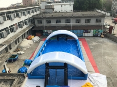 Exciting Sport Games Inflatable Football Field Soap Football Pitch Inflatable Soccer Playground