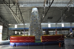 Outdoor Party Rentals Giant Inflatable Games Kids Inflatable Rock Climbing Wall for Sale