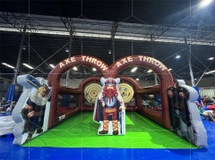 Hot Sale Kids and Adults Interactive Inflatable Axe Throwing Game for Carnival Sports Events