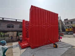 Outdoor Unisex PVC Inflatable Climbing Wall and Bounce House with blower