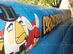 Factory Direct Sale Good Quality Angry Birds Inflatable Climbing Wall