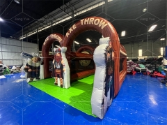 Hot Sale Kids and Adults Interactive Inflatable Axe Throwing Game for Carnival Sports Events