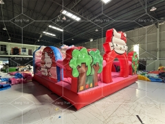6x6m Hello Kitty Inflatable Bounce House Slide Combo