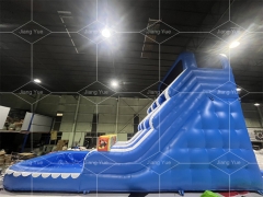 Micky Mouse Blue Inflatable Water Slide With Pool for Kids Birthday