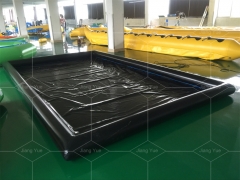 Customized Airtight Pvc Tarpaulin Portable Inflatable Vehicle Wash Mat