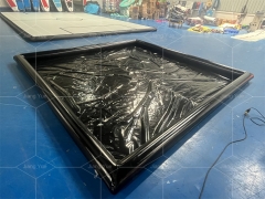 Commercial Customized Water Collector Containment Mat Pvc Portable Inflatable Car Wash Mats