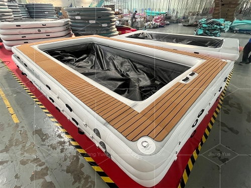 Yacht Floating Pool Inflatable Sea Pool with Net