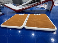 Drop Stitch Inflatable Yacht Dock Fishing Boat Inflatable Dock Platform with Anti-Slid EVA
