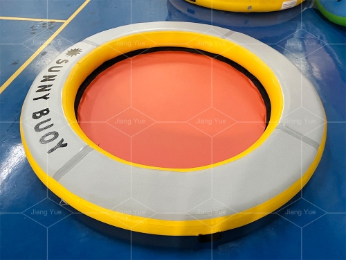 Circle Platform Outdoor Double Water Lounger Pool Float Inflatable Water Hammock