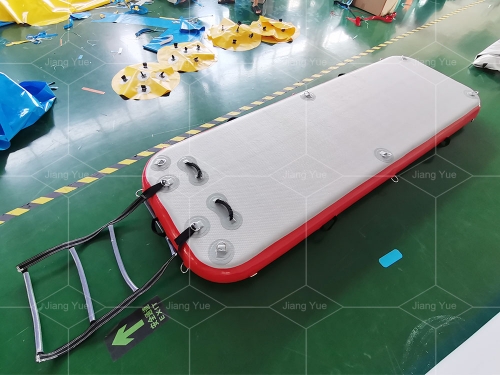 Customized Air Dock 6 Person Inflatable Water Floating Island