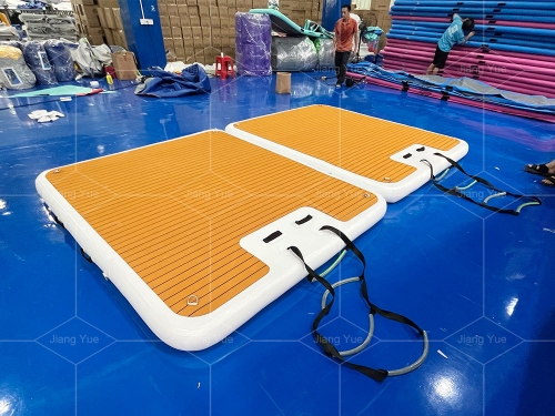 Drop Stitch Inflatable Yacht Dock Fishing Boat Inflatable Dock Platform with Anti-Slid EVA