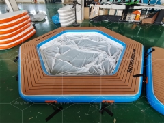 Inflatable Swimming Pool sea pool drop stitch yacht pool with net For Sale