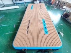 Leisure Land Inflatable Swim Island Floating Raft Inflatable foil Water Jet Ski Dock Floats Platform