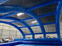 Inflatable Swimming Pool Outdoor Playground Water Park Kids Inflatable Pool With Waterproof Cover Tent