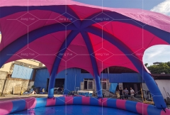 Commercial Inflatable Swimming Pool with Dome Tent for Kids and Adults
