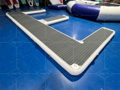 Inflatable Floating Platform Swimming Water Island Jet Ski Dock Mat Dwf Material for Sale