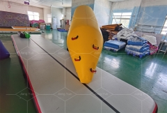 PVC Inflatable Beach Water Skiing Bananas Boat Towable Tube For Rental