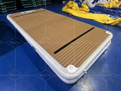 4x2m Inflatable Floating Water Lake Comfortable Island Dock Aqua Party Platform