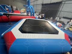 Cheap CE Certified PVC Material Inflatable Water Trampoline Floating Trampoline for Sea Lake