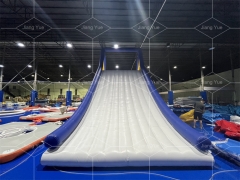 Inflatable Floating Water Park Trampoline Water Triangle Slide for Adults and Children