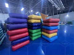 Wholesale Inflatable Runway Wiggle Bridge Pool Toys Inflatable Water Sports Floating Bridge Floating Water Mat for Water Park