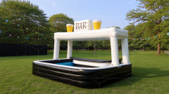 Backyard Ultimate Party Inflatable Floating bar Swimming Pool Cabana Inflatable Pool bar