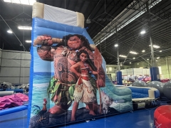 Newly Moana Theme Inflatable Slide with Pool
